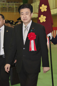 Minoru Kihara besucht Militärschule in Yokosuka