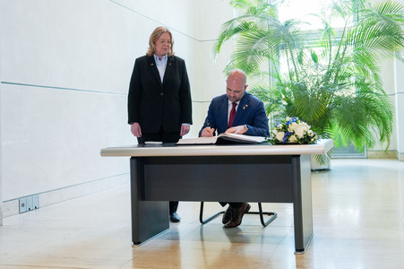 Besuch des israelischen Parlamentspräsidenten im Bundestag in Berlin