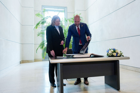 Besuch des israelischen Parlamentspräsidenten im Bundestag in Berlin