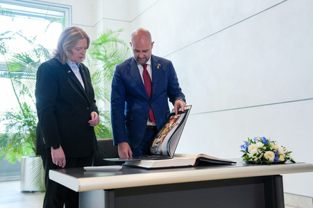 Besuch des israelischen Parlamentspräsidenten im Bundestag in Berlin