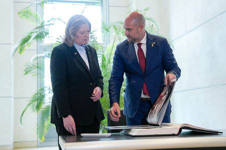 Besuch des israelischen Parlamentspräsidenten im Bundestag in Berlin