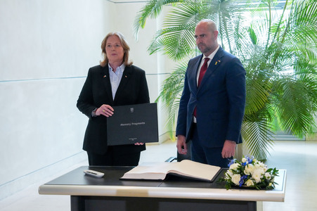 Besuch des israelischen Parlamentspräsidenten im Bundestag in Berlin