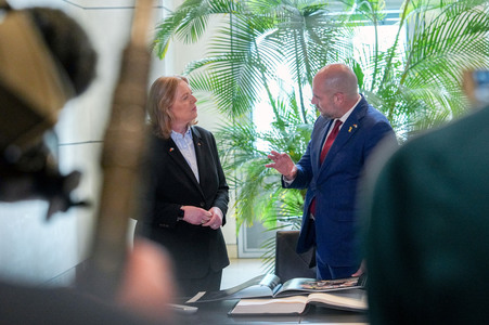 Besuch des israelischen Parlamentspräsidenten im Bundestag in Berlin