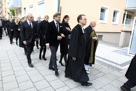 Trauerfeier für Fritz Wepper in München