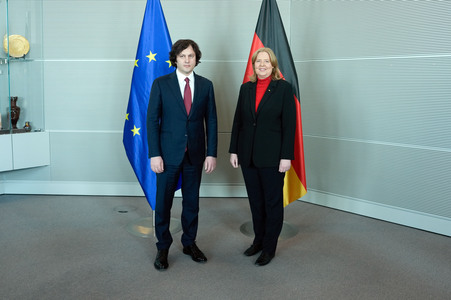 Besuch des Premierministers von Georgien im Bundestag in Berlin