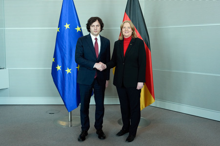 Besuch des Premierministers von Georgien im Bundestag in Berlin