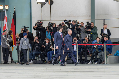 Empfang des Premierministers von Georgien in Berlin