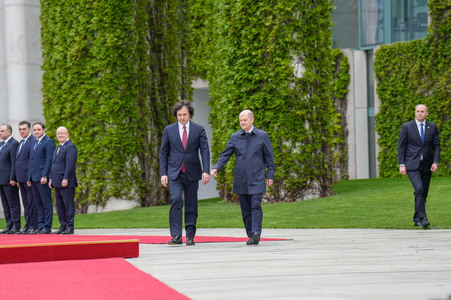 Empfang des Premierministers von Georgien in Berlin