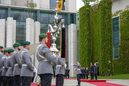 Empfang des Premierministers von Georgien in Berlin