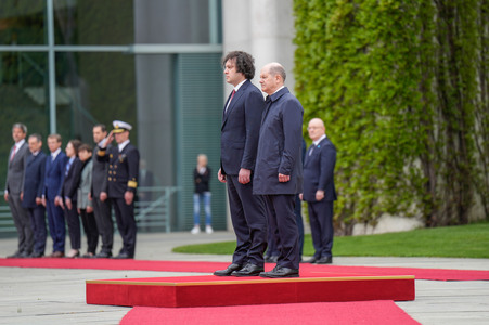 Empfang des Premierministers von Georgien in Berlin