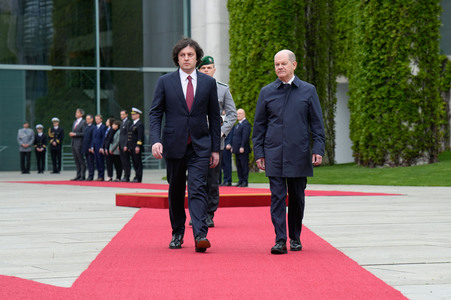 Empfang des Premierministers von Georgien in Berlin