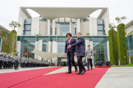 Empfang des Premierministers von Georgien in Berlin