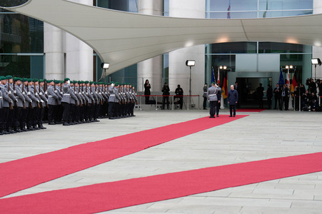 Empfang des Premierministers von Georgien in Berlin