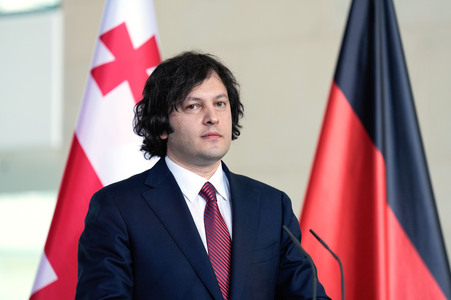 Empfang des Premierministers von Georgien in Berlin