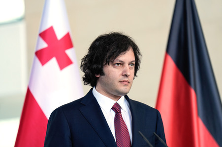 Empfang des Premierministers von Georgien in Berlin