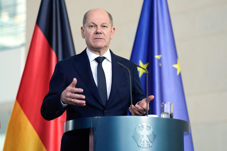 Empfang des Premierministers von Georgien in Berlin