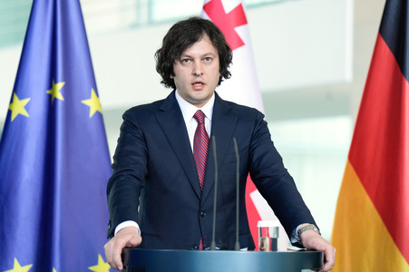 Empfang des Premierministers von Georgien in Berlin