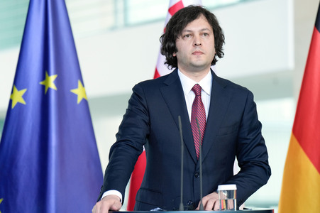 Empfang des Premierministers von Georgien in Berlin