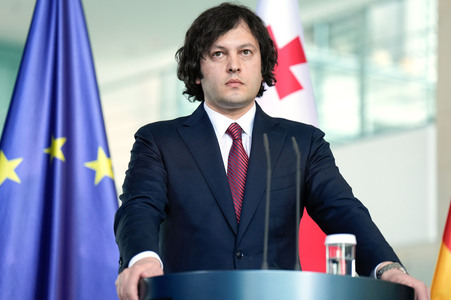 Empfang des Premierministers von Georgien in Berlin