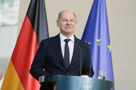 Empfang des Premierministers von Georgien in Berlin