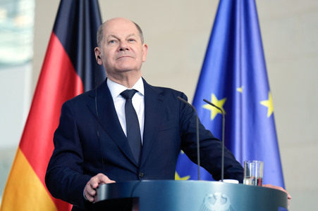 Empfang des Premierministers von Georgien in Berlin