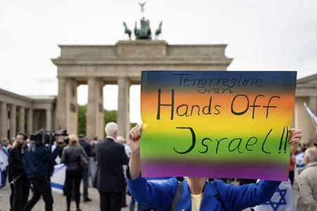 Solidaritätsdemo für Israel in Berlin