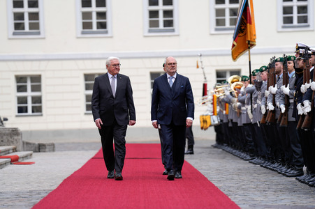 Begrüßung des Präsidenten der Republik Estland in Berlin