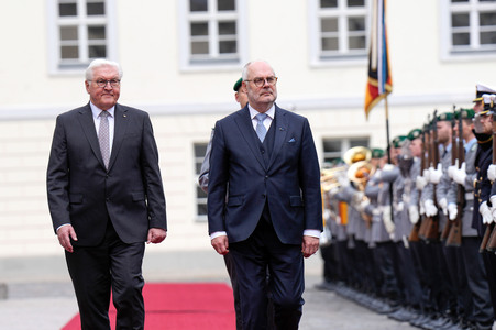 Begrüßung des Präsidenten der Republik Estland in Berlin
