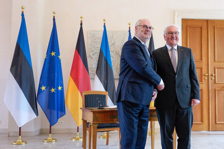 Begrüßung des Präsidenten der Republik Estland in Berlin