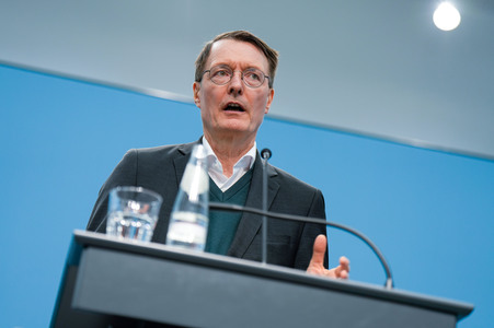 Pressekonferenz zur Krankenhausreform in Berlin