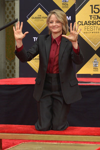 Hand and Footprint Ceremony mit Jodie Foster in Los Angeles