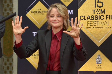 Hand and Footprint Ceremony mit Jodie Foster in Los Angeles