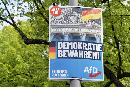 Wahlplakate zur Europawahl in Berlin