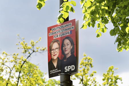 Wahlplakate zur Europawahl in Berlin