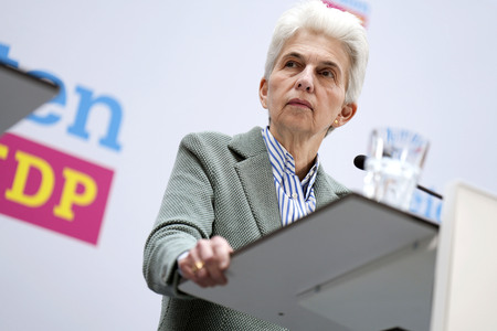 Pressekonferenz der FDP zur Europawahl in Berlin