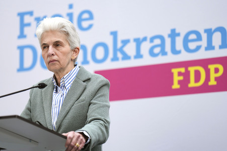 Pressekonferenz der FDP zur Europawahl in Berlin