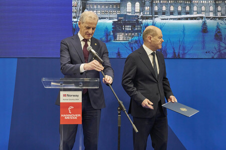 Eröffnungsrundgang auf der Hannover Messe 2024