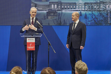 Eröffnungsrundgang auf der Hannover Messe 2024