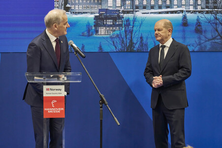 Eröffnungsrundgang auf der Hannover Messe 2024