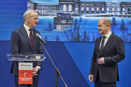 Eröffnungsrundgang auf der Hannover Messe 2024