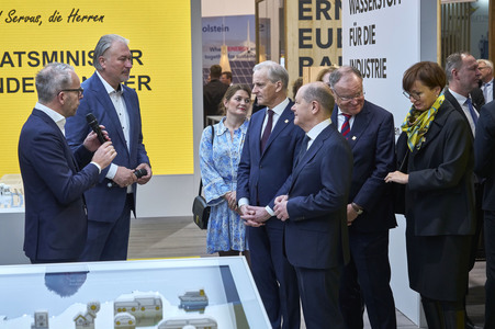 Eröffnungsrundgang auf der Hannover Messe 2024