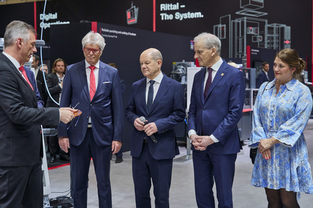 Eröffnungsrundgang auf der Hannover Messe 2024