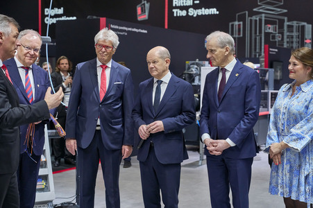 Eröffnungsrundgang auf der Hannover Messe 2024