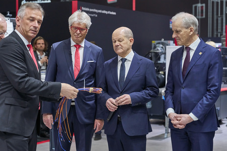 Eröffnungsrundgang auf der Hannover Messe 2024