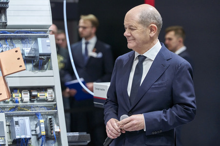 Eröffnungsrundgang auf der Hannover Messe 2024