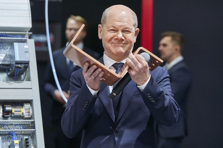 Eröffnungsrundgang auf der Hannover Messe 2024