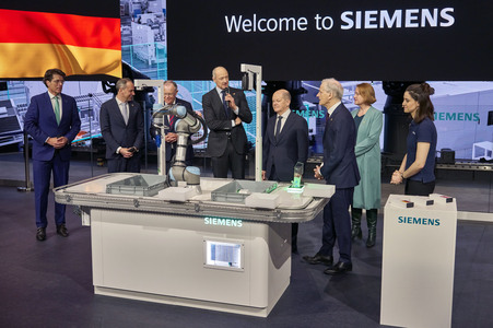 Eröffnungsrundgang auf der Hannover Messe 2024