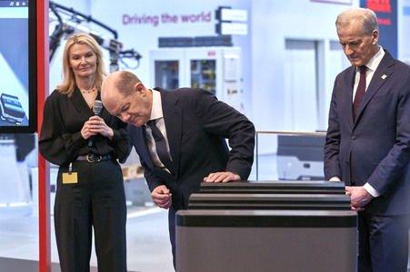 Eröffnungsrundgang auf der Hannover Messe 2024