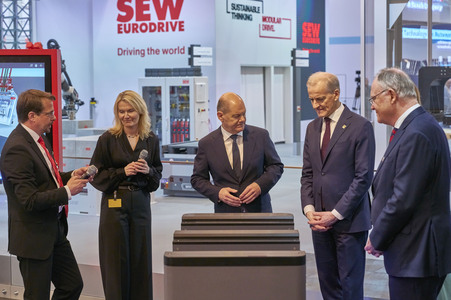 Eröffnungsrundgang auf der Hannover Messe 2024