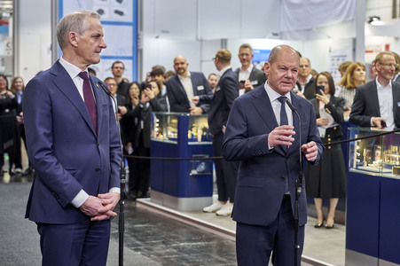 Eröffnungsrundgang auf der Hannover Messe 2024